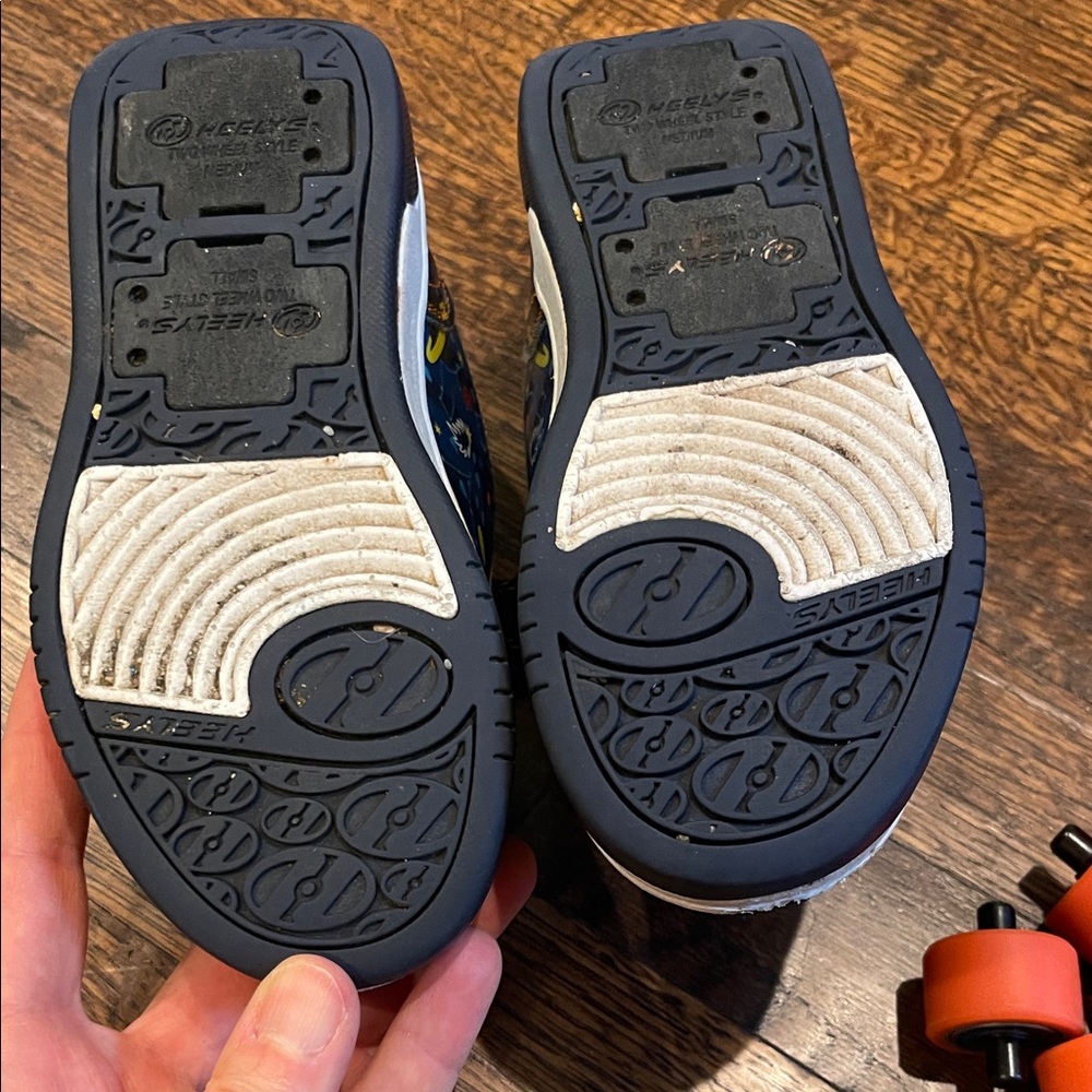 Heelys Kids Sneakers in Blue and Orange toddler 12 - Picture 2 of 7